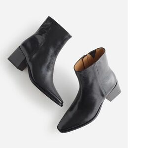 New in box Madewell The Ardin Ankle Boot Size 6 Black